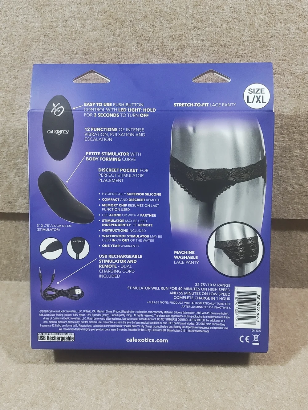 Lace Panty Set - Black #9 - Picture 2 of 3